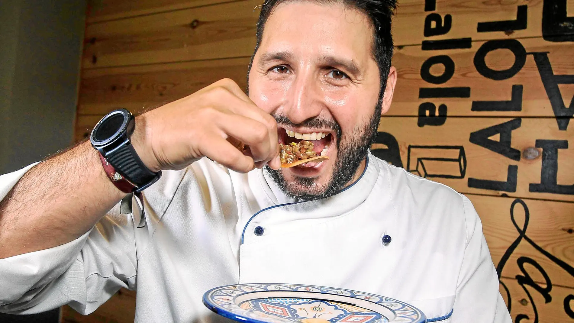 El chef Javier Abascal / Foto: Manuel Olmedo