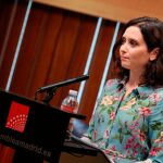 La candidata del PP a la Comunidad de Madrid, Isabel Díaz Ayuso