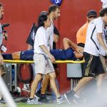 Asensio abandonó el campo de Washington llorando después de lesionarse