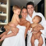 Alice Campello llena de amor Instagram con divertidas imágenes junto a Morata y sus mellizos