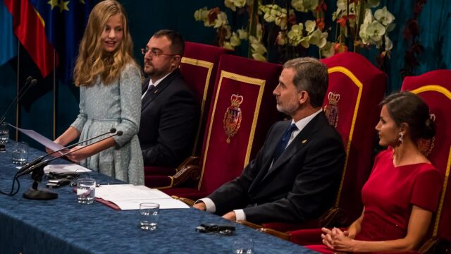 La Princesa Leonor ofrece este viernes su primer discurso publico.(Foto: Alberto R. Roldan)
