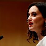 La candidata del Partido Popular a la Presidencia regional, Isabel Díaz Ayuso
