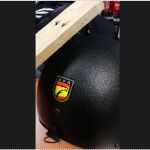 El casco reglamentario le salvó la vida a los agentes