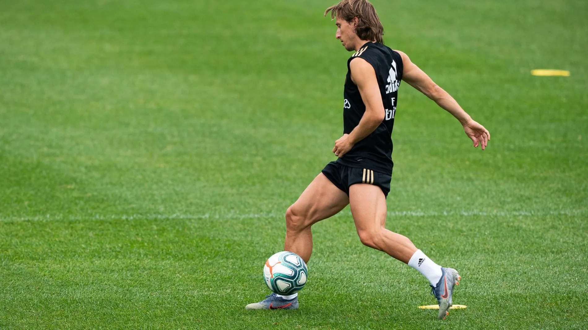 Modric, en la pretemporada del Madrid en Montreal