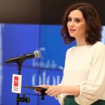 Isabel Díaz Ayuso durante la presentación de la 37 edición del Festival de Otoño de Madrid