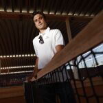 David Ferrer, en la Ciudad de la Raqueta, en Madrid