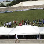 Un momento de la competición de tiro con arco de los Mundiales celebrados en Madrid en agosto