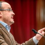 El líder del PP catalán, Alejandro Fernández, en una imagen de archivo.