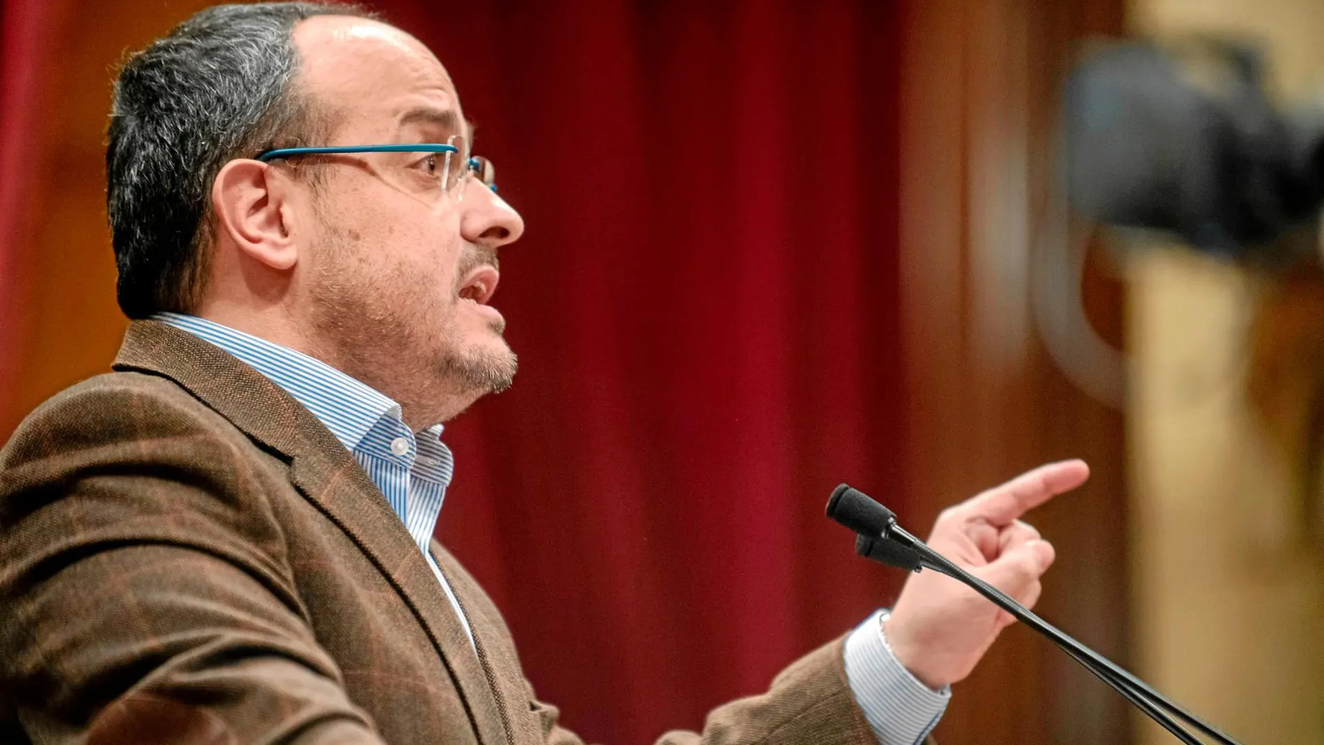 El líder del PP catalán, Alejandro Fernández, en una imagen de archivo.