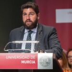 El presidente murciano, Fernando López Miras