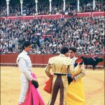 Jesulín fue testigo de la alternativa de Fran Rivera en Sevilla en la que Espartaco ejerció de padrino
