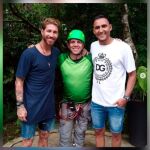 Sergio Ramos junto a Keylor Navas durante su viaje a Costa Rica