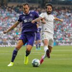 Kiko Olivas e Isco pugnan por un balón el pasado sábado