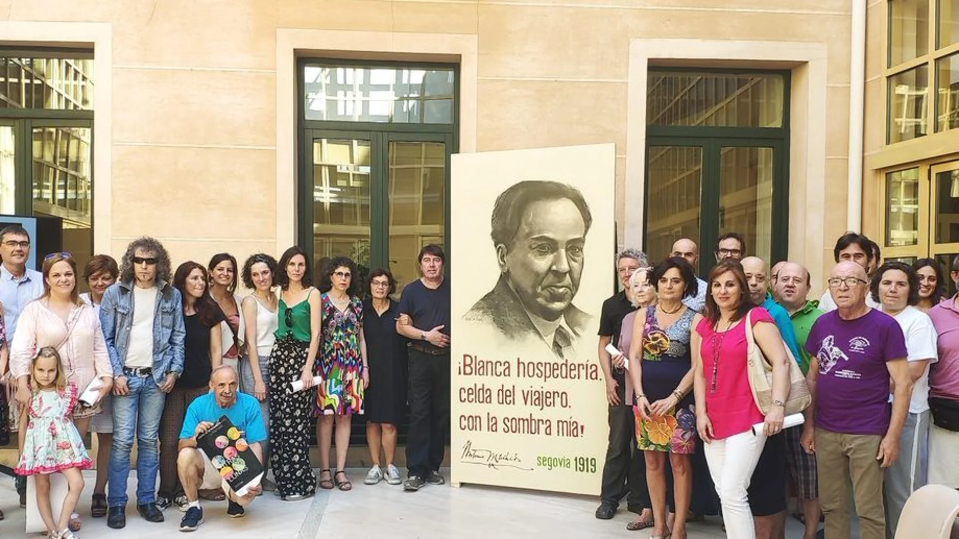 Participantes en las actividades de la Noche de Luna Llena de Segovia