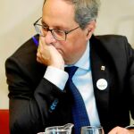 El presidente de la Generalitat, Quim Torra, está destinando grandes esfuerzos a recoser al separatismo