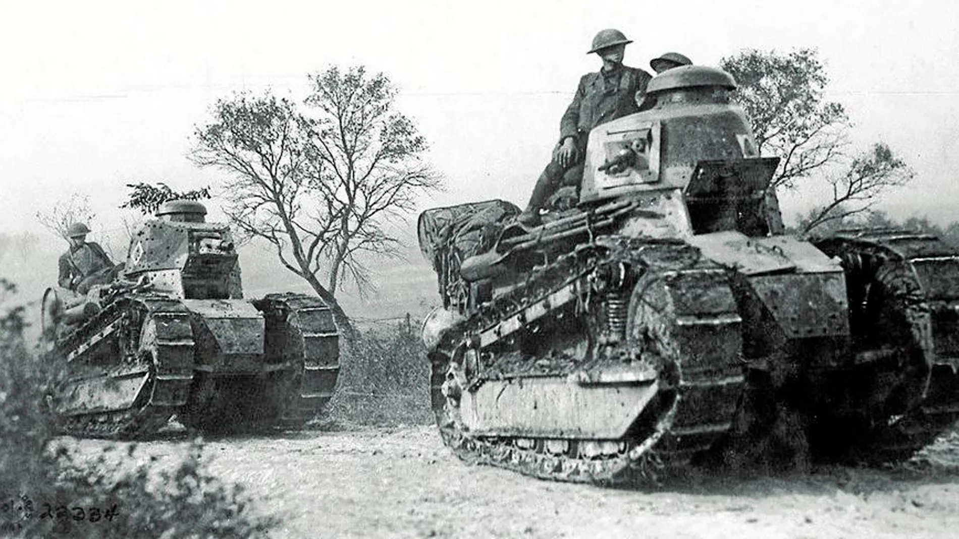 Carros de combate durante la Primera Guerra Mundial