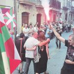 Javier Ugarte, homenajeado el pasado domingo en la localidad de Oñate (Guipúzcoa)