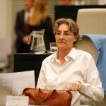 Marta Higueras durante un Pleno en el Ayuntamiento de Madrid