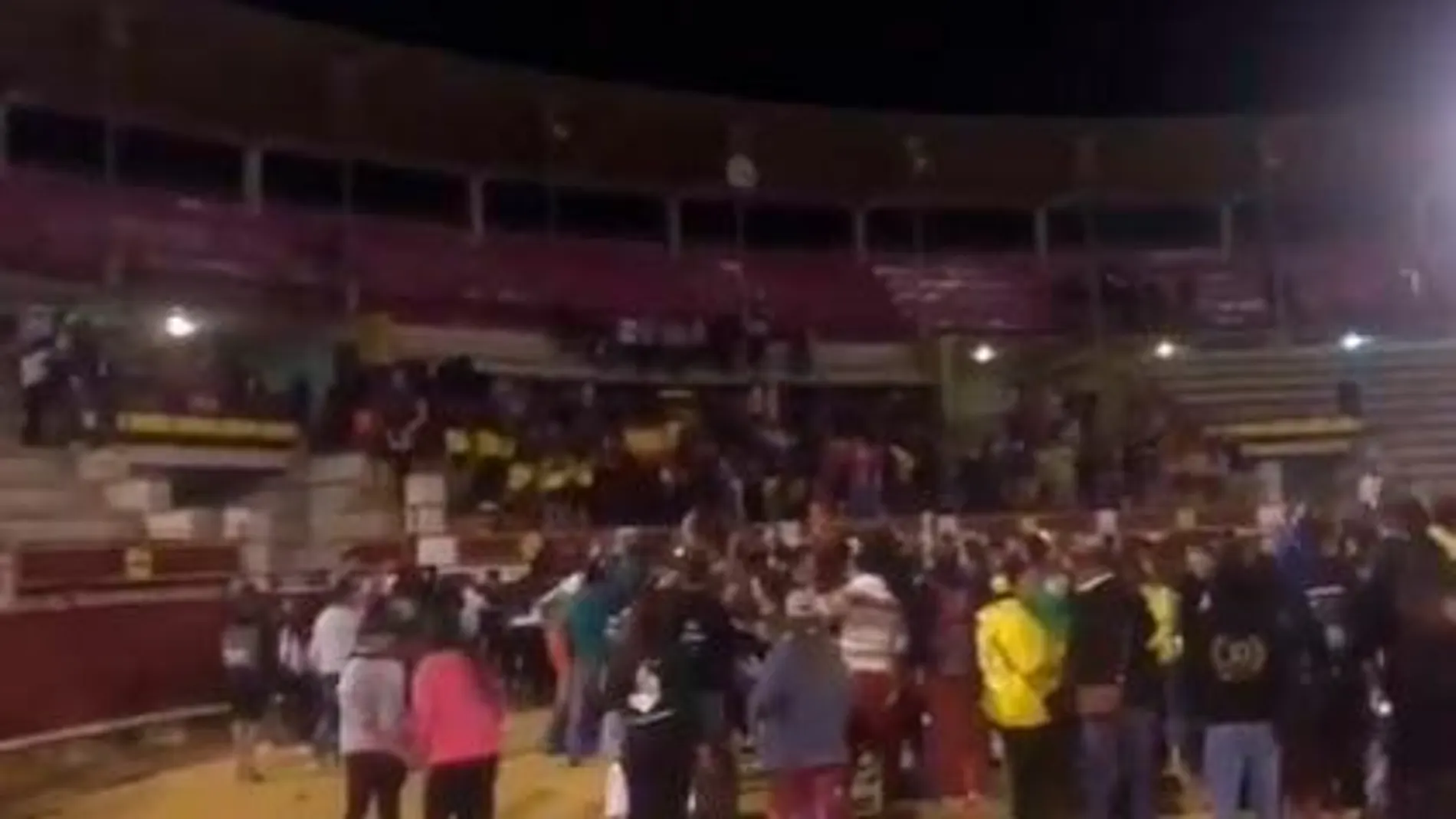 Plaza de Toros de Laguna de Duero durante las fiestas patronales