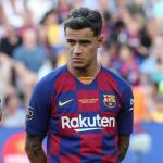 Coutinho en uno de los partidos de pretemporada