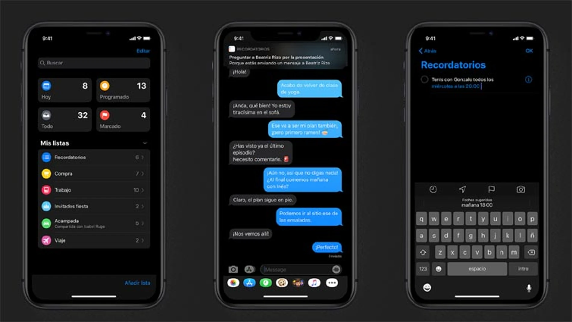 El ‘modo oscuro’ es una de las características más relevantes de iOS 13, que ya tienen instalado en su iPhone el 50% de los usuarios.