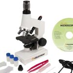 Los equipos de iniciación a la microscopía de Celestron vienen con todo lo necesario para adentrarse en esta materia de una forma económica.