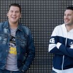 Andy y Lucas durante la presentación de un albúm en Madrid