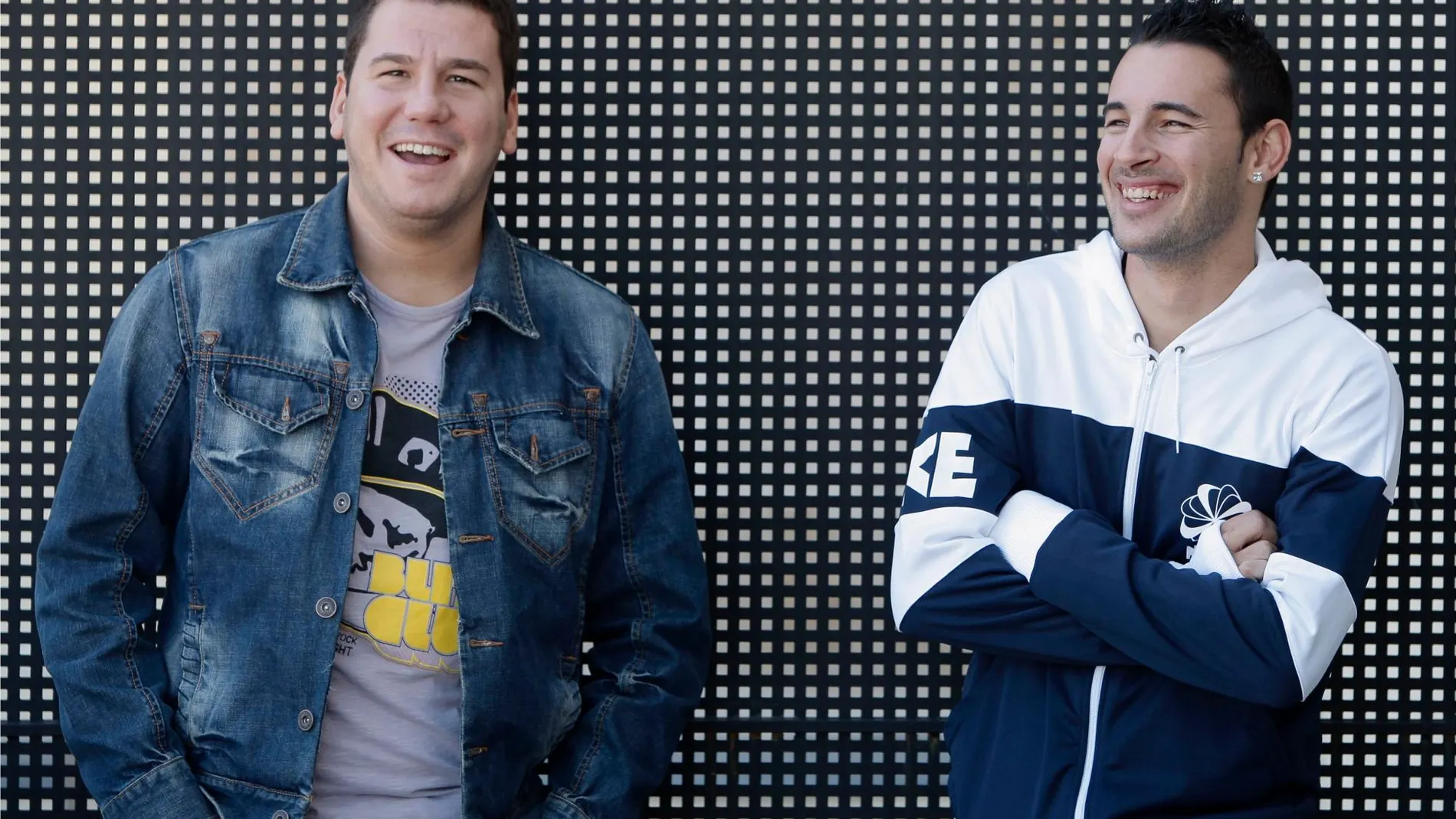 Andy y Lucas durante la presentación de un albúm en Madrid