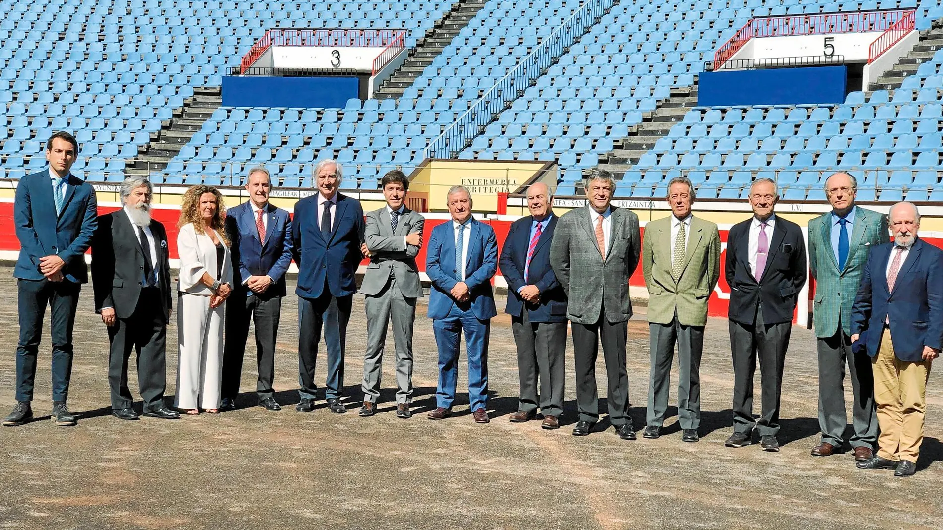 Imagen del acto de arrendamiento celebrado ayer en la plaza de Vista Alegre / Chopera toros