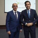 El presidente de Iberaval, César Pontvianne y el director general, Pedro Pisonero