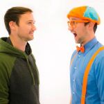 Stevin John y su alter ego, Blippi