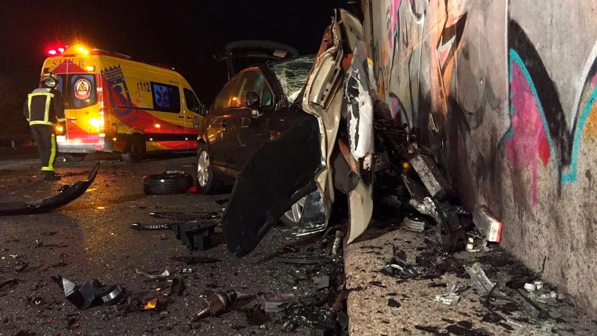 Muere un conductor en la M50 por un choque frontal contra un vehículo kamikaze