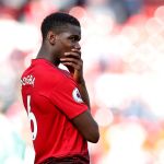 Pogba durante un partido con el Manchester United la pasada temporada