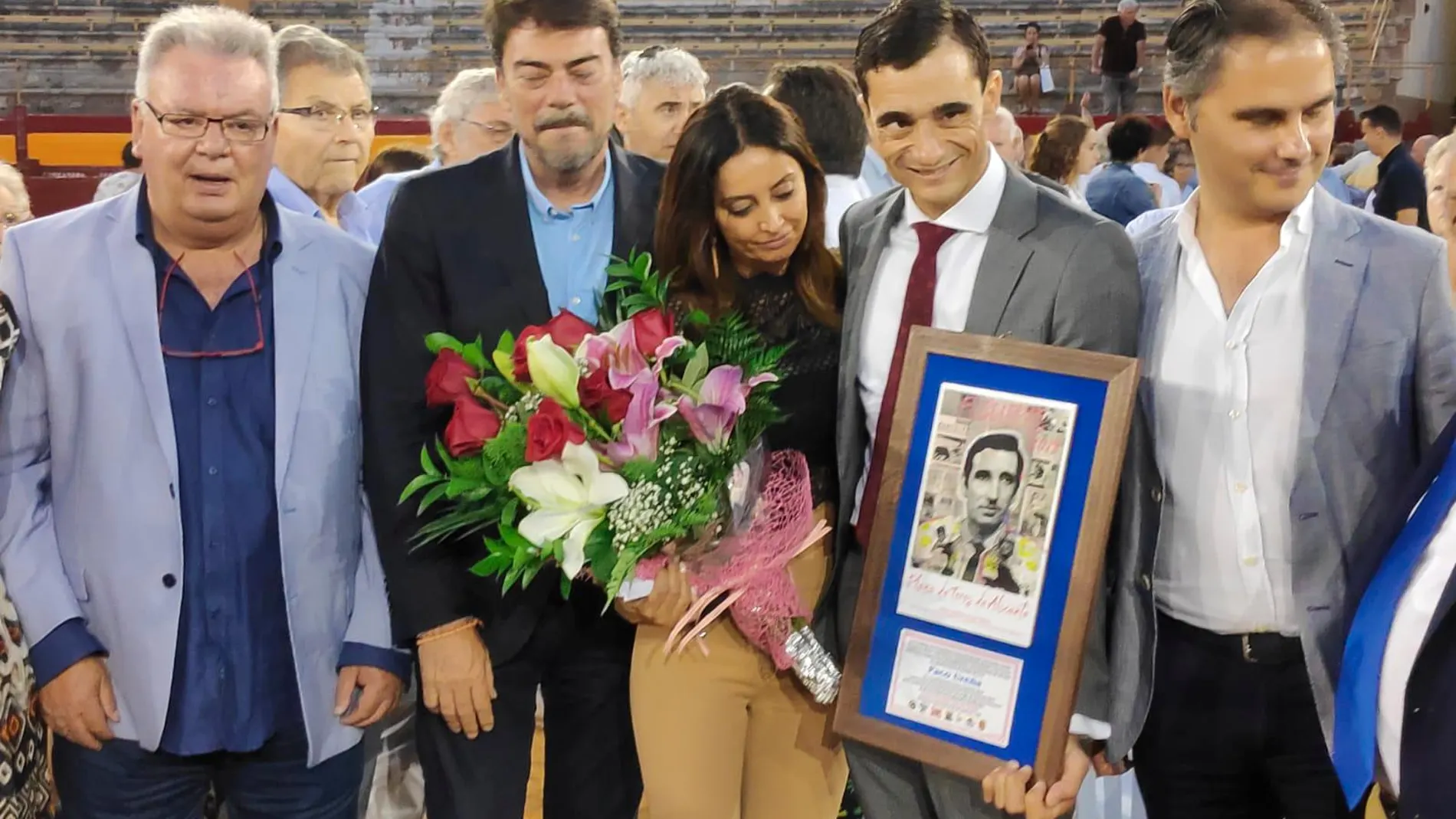 Paco Ureña durante el acto del pregón