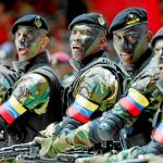 Soldados durante la parada celebrada en Caracas con motivo del Día de la Independencia venezolana