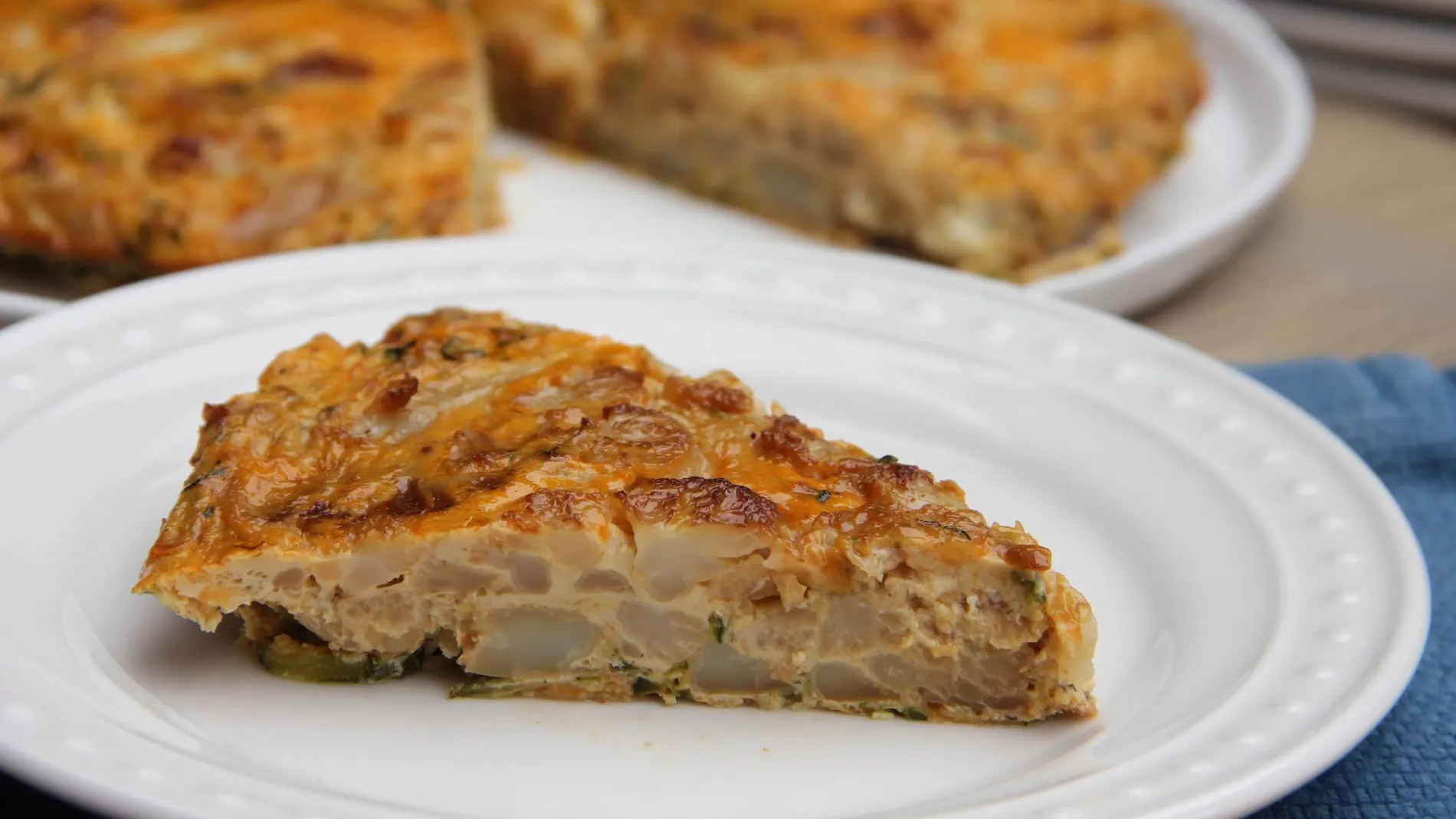 Imagen de archivo de una tortilla de patata