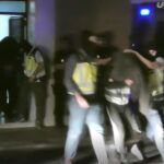 Momento en el que es detenido por la Policía Nacional en Parla