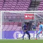 Las gradas del Camp Nou vacías el 1 de octubre de 2017