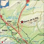 Mapa de la zona donde se produjeron los terremotos