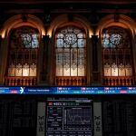 La Bolsa española, durante la sesión de hoy / Efe