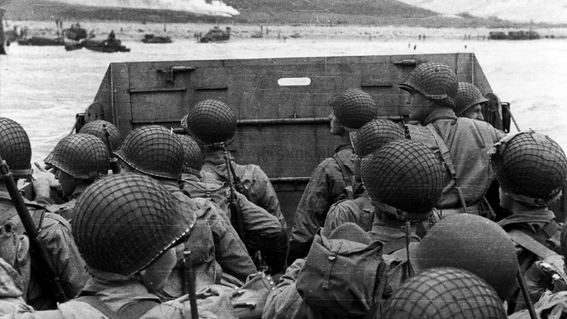 Soldados americanos a punto de desembarcar en Normandía / Foto: La Razón