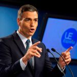 Pedro Sánchez durante la rueda de prensa posterior a la segunda jornada de la cumbre europea de Bruselas/Foto:Efe/Horst Wagner