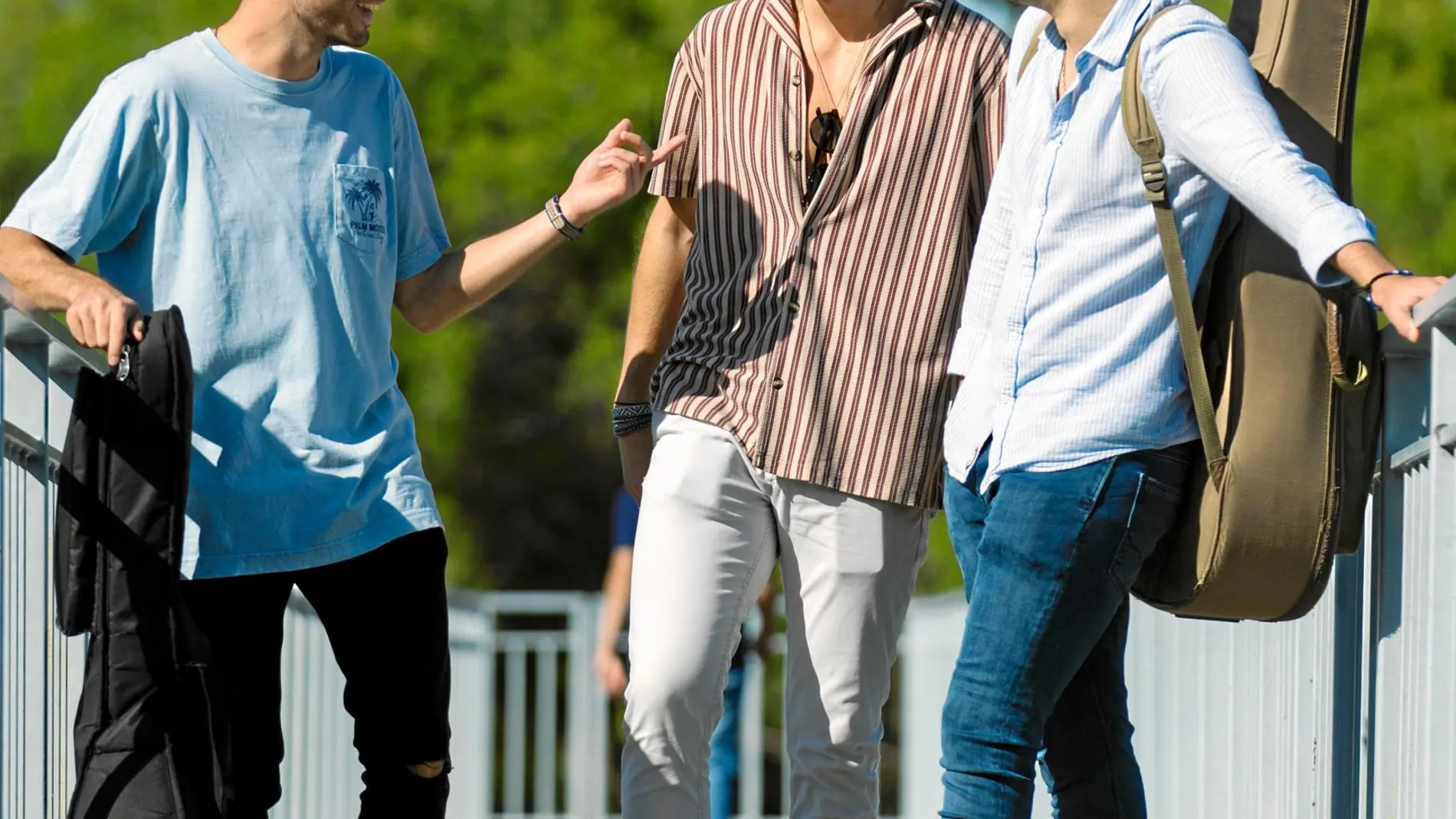 Jonathan, Lorenzo y Javier se conocieron a través de un concurso de música y, desde entonces, se han hecho inseparables/Foto: Connie G. Santos