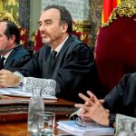 En el centro, Manuel Marchena, presidente del tribunal que juzga el «procés»