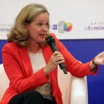 La ministra de Economía y Empresa en funciones, Nadia Calviño
