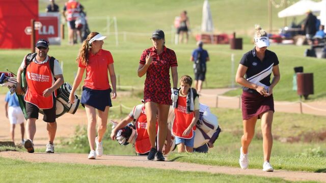 Jugadoras del Estrella Damm Mediterranean Ladies Open