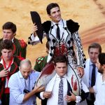 El diestro Pablo Aguado, triunfador de la tradicional corrida Goyesca en la Plaza de Toros de Ronda / Foto: EFE