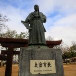 Imagen de archivo de la estatua de Hasekura Tsunenaga situada en Coria del Río en honor a los japoneses
