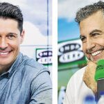 De izda. a dcha., Jaime Cantizano y Carlos Alsina