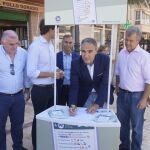 El presidente del PP de Málaga, Elías Bendodo, ayer en un acto del partido / Foto: EP